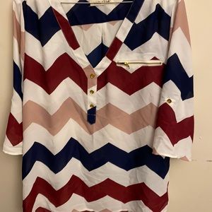 New-Beautiful Blouse with 3/4 sleeves